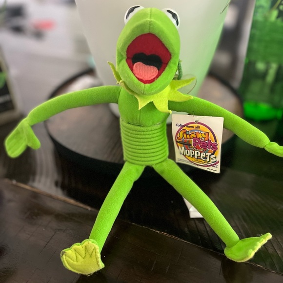 Vintage! Jim Henson Slinky Pets Kermit the Frog - Picture 2 of 11